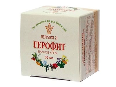 БИЛКОВ КРЕМ ГЕРОФИТ НА Д-Р ПАШКУЛЕВ - 35 мл., ВЕРИДИЯ 21