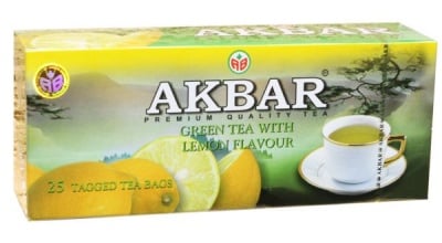 ЗЕЛЕН ЧАЙ С ЛИМОН АКБАР - филтър х 25, AKBAR
