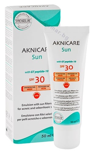АКНИКЕЪР СЪН КРЕМ SPF 30 - за акне и себорейна кожа - 50 мл | NewAge.bg