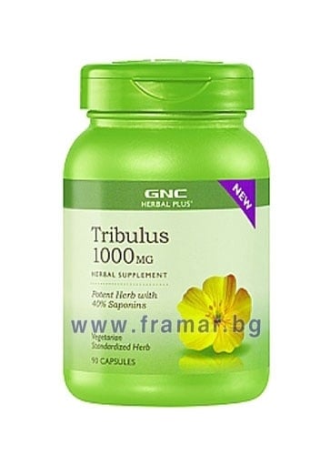 ТРИБУЛУС 1000 мг. * 90капсули, GNC | NewAge.bg