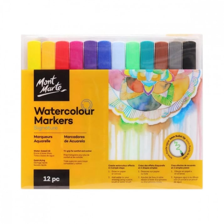 Акварелни маркери MM Watercolour Markers -12 броя | NewAge.bg