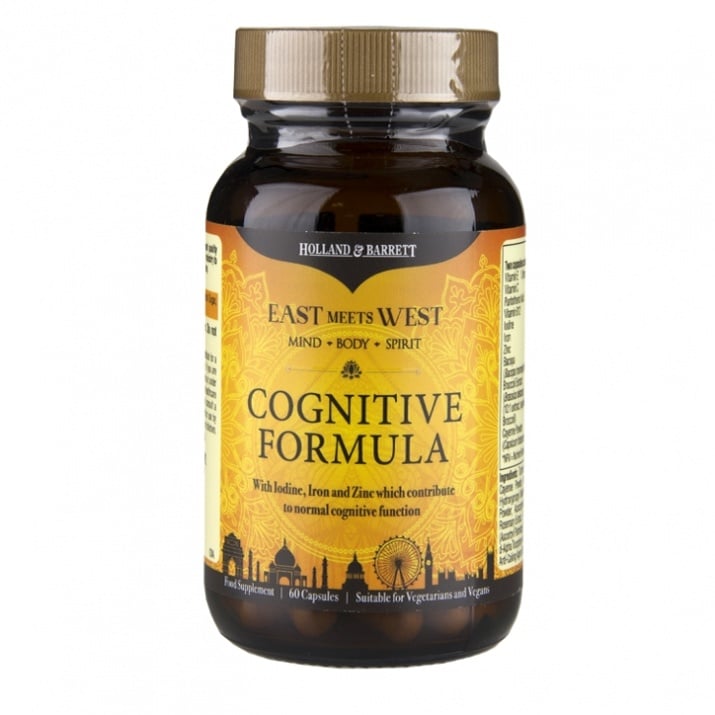 КОГНИТИВ ФОРМУЛА ЗА ПАМЕТ И КОНЦЕНТРАЦИЯ * 60капсули HOLLAND & BARRETT ...