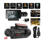 Авторегистратор видeорегистратор записваща видеокамера за автомобил Full HD 1080P 2 камери + 32 GB Micro SD Card карта с памет 85 x 50 mm