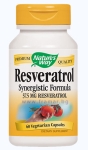 РЕСВЕРАТРОЛ капсули 325 мг * 60 NATURE`S WAY