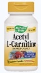 АЦЕТИЛ L - КАРНИТИН капсули 500 мг * 60 NATURE'S WAY