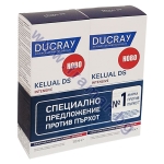 ДЮКРЕ КЕЛУАЛ DS ИНТЕНЗИВ ТРЕТИРАЩ ШАМПОАН ПРОТИВ ТЕЖЪК ПЪРХОТ С ИНТЕНЗИВЕН И УПОРИТ СЪРБЕЖ 100 мл * 2