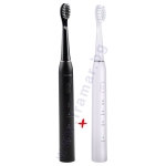 КОМПЛЕКТ ЗВУКОВИ ЕЛЕКТРИЧЕСКИ ЧЕТКИ ЗА ЗЪБИ MICROLIFE CLEAN S3 БЯЛА + MICROLIFE CLEAN S3 ЧЕРНА