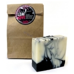 LOAF LOVE САПУН С АКТИВЕН ВЪГЛЕН И МАЛИНА 100 г BILIANA YOTOVSKA LABEL