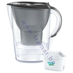 БРИТА ФИЛТРИРАЩА КАНА ЗА ВОДА MARELLA COOL MEMO 2.4 л (БЯЛА, ГРАФИТ) + 3 ФИЛТЪРА MAXTRA PRO