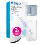БРИТА ФИЛТРИРАЩА БУТИЛКА ВИТАЛ 600 мл + 2 МИКРОДИСКА