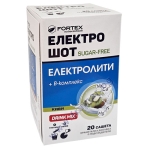 ЕЛЕКТРОШОТ БЕЗ ЗАХАР С ВКУС НА КИВИ саше * 20 ФОРТЕКС