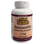 АСТАКСАНТИН капсули 6 мг * 60 НАТУРАЛ ФАКТОРС