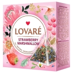 ЛОВАРЕ ЧАЙ В ПИРАМИДА STRAWBERRY MARSHMALLOW филтър * 15