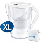 БРИТА ФИЛТРИРАЩА КАНА ЗА ВОДА МАРЕЛА XL МЕМО БЯЛА/СИНЯ 3.5 л