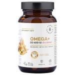 АУРА ХЕРБАЛС ОМЕГА + ВИТАМИН D3 400 IU капсули * 60 