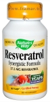 РЕСВЕРАТРОЛ капсули 325 мг * 60 NATURE`S WAY