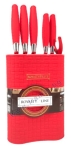 НОЖОВЕ КОМПЛЕКТ ROYALTY LINE KNIFE SET RED 6MSTR-6