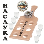 Поставка с 6 шота и звънец "Наслука - Рибар"