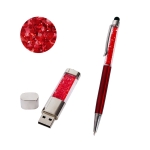 Луксозен комплект Най-добрата химикал със стилус и USB в кутия