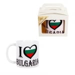 Чаша &quot;I love BULGARIA&quot; в подаръчна кутия