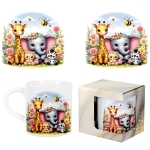 Детска чаша "Животни" в кутия /150 милилитра/