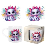 Детска чаша "Коте" в кутия /150 милилитра/