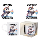 Чаша "Pew pew Madafakas" в кутия /150 милилитра/