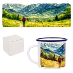 Ретро емайлирано канче "Планинар" /300 милилитра/