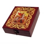 Аксесоари за вино "Св. Георги" в луксозна кутия