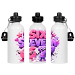 Метална бутилка с две капачки "Six / Seven" /600 милилитра/