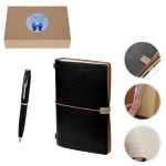 Луксозен комплект "Специално за теб!" с химикал и кожен тефтер