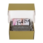 Подаръчен комплект "Баба" с престилка и калъф за очила