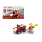 Конструктор - мини "Пожарникар с бъги" /46 елемента/