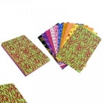 Цветни листи с брокат за декорация - EVA материал