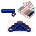 Цветно хартиено тиксо с брокат /10 броя в стекче от цвят/