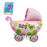 Балон - бебешка количка &quot;Baby Girl&quot; /розов/