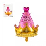 Балон корона &quot;Happy Birthday&quot; /фолио/
