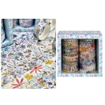 Цветно хартиено тиксо за декорация /12 ролки/