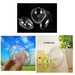 Прозрачна ПВЦ елипса Яйце - 5 броя