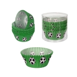 Хартиени форми за мъфини "Футбол" в ПВЦ /100 броя/