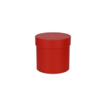 Подаръчна кутия цилиндър - червена