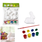 Комплект за творчество "Великденско зайче" /4 броя - стиропор/