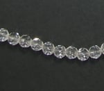 Наниз мъниста кристал многостенен 6 мм дупка 1 мм ~55 броя