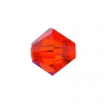 Мънисто Чешки кристал 5.7x6 мм цвят дупка 1 мм цвят хиацинт -12 броя