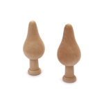 Мини дървена фигура дърво 25x60 мм за декорация -2 броя