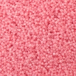 Мъниста стъклена 2 мм цейлон праскова -50 грама