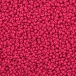 Мъниста стъклена капка 3 мм тип MIYUKI Drops дупка 0.8 мм плътна цвят циклама -10 грама ±260 броя
