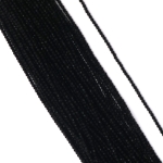 Наниз от кристални мъниста топче 2 мм дупка 1 мм ситен фасет цвят черен ~180 броя