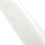 Наниз от кристални мъниста топче 2 мм дупка 1 мм фасетиран цвят бял плътен ~220 броя