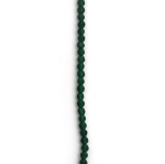 Наниз от кристални мъниста топче 2 мм дупка 1 мм фасетиран цвят тъмно зелен прозрачен ~160 броя